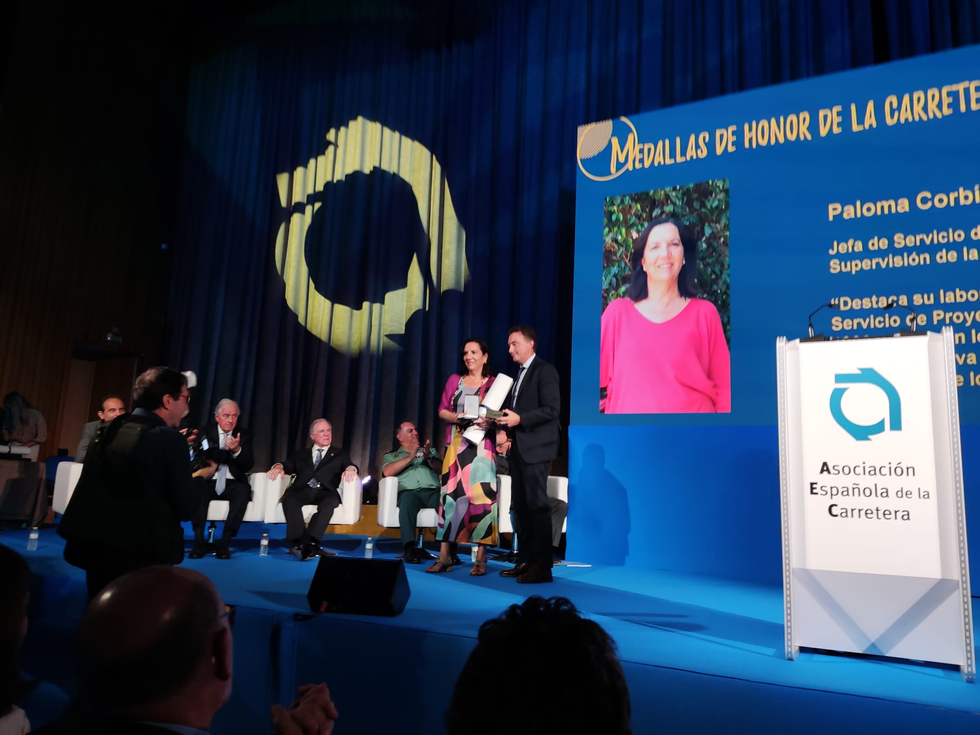 Entrega de la Medalla de Honor con Mención Especial a Paloma Corbí