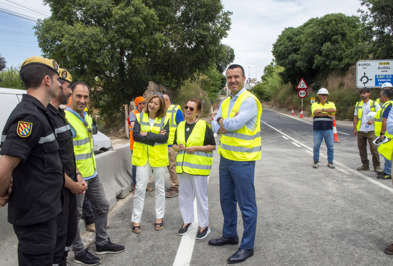La Diputació reobri el pont de la CV-425 sobre el riu Buñol amb una inversió de més de 3 milions d’euros