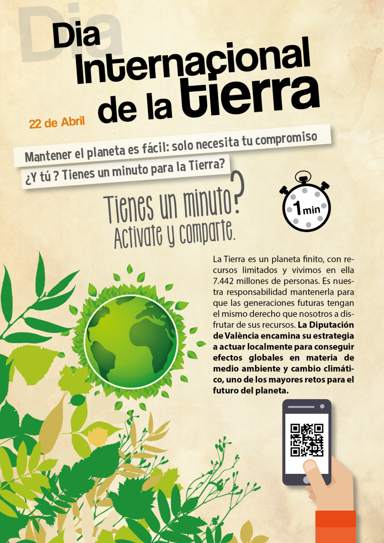 La Diputació recolza el Dia de la Terra i reafirma el seu compromís amb la conservació del medi ambient 