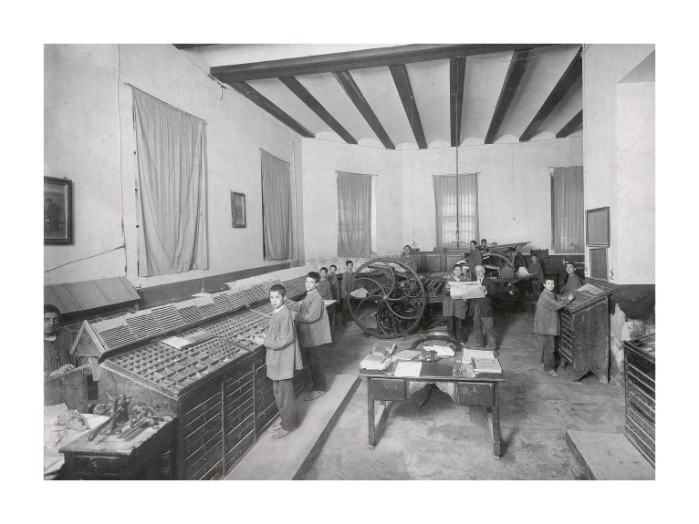 La imprenta de la Diputació cumple 150 años al servicio de los municipios