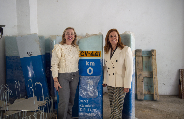 La Diputació de València inicia las obras de renovación de la travesía y el camino de circunvalación de Otos