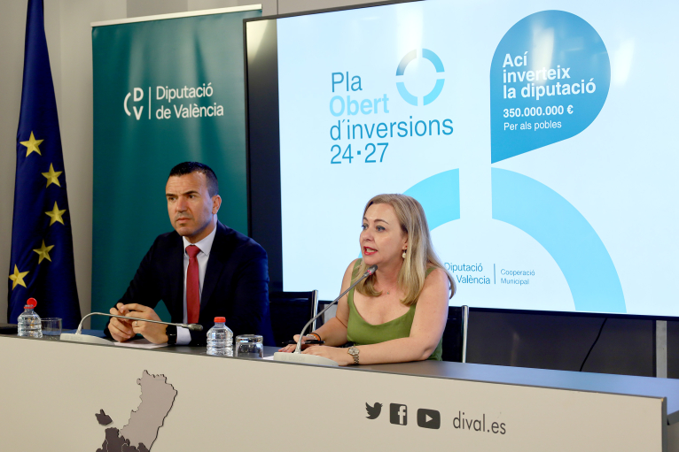La Diputació aprueba 137 proyectos con 21,5 millones de euros de inversión en los cinco primeros meses del Pla Obert