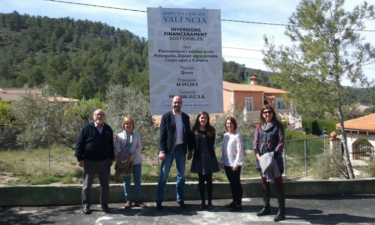 Bicorp, Bolbaite, Navarrés y Quesa reactivan el empleo y ejecutan obras prioritarias con la ayuda de la Diputación