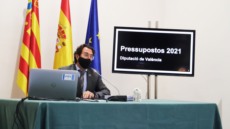La Diputació de València presenta el major pressupost de la seua història amb 550 milions d'euros