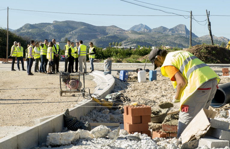 La Diputación de Valencia invertirá este año más de medio millón de euros en las carreteras de La Safor