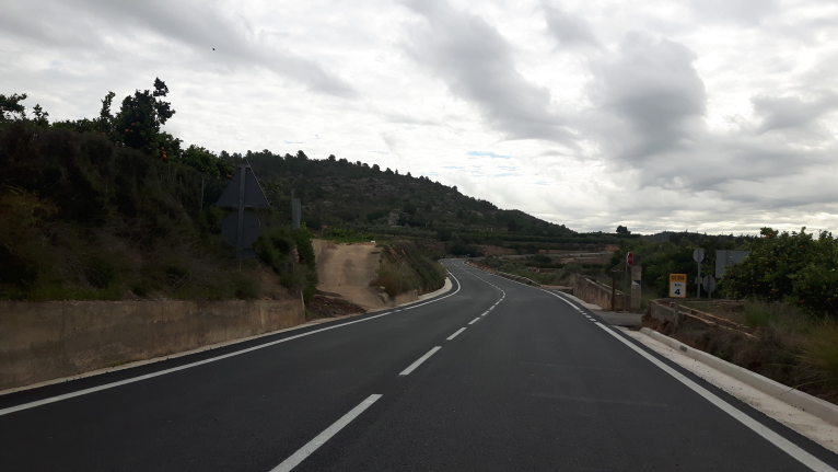 La Diputació finalitza les obres de reasfaltat de la CV-364 a Benaguasil