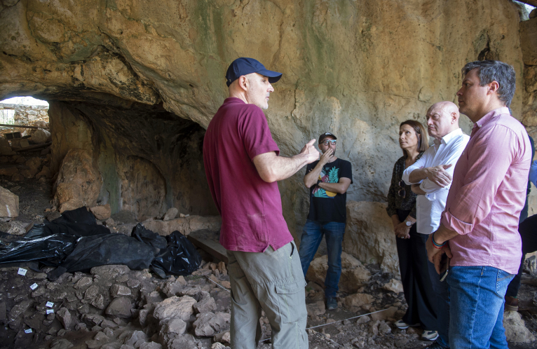 La Diputació iniciarà este mes noves excavacions en la Cova Foradada d'Oliva per a trobar més restes del Paleolític
