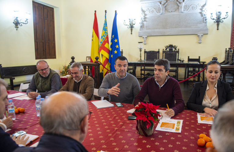 La Diputación evaluará los daños de la dana en la agricultura y pide al Gobierno ampliar el listado de pueblos afectados