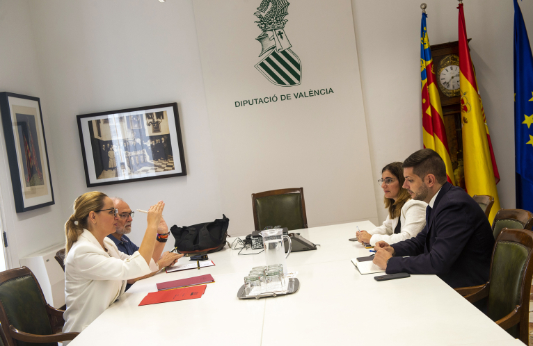 La Diputació avanza con Gandia el proyecto de construcción de la residencia de diversidad funcional