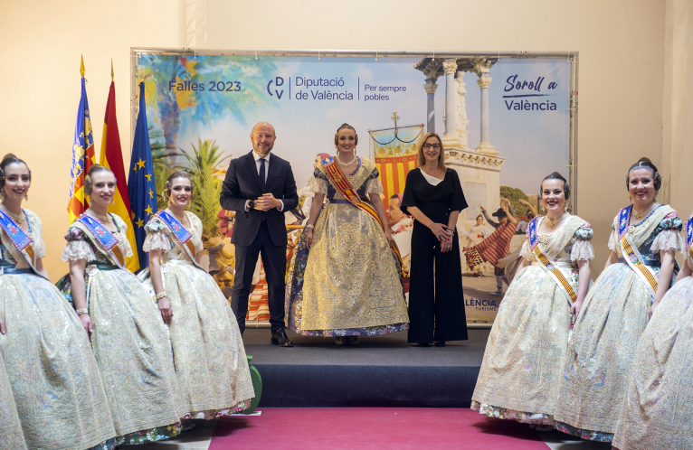 La Diputació celebra su tradicional Recepción con la Fallera Mayor de València y las juntas locales