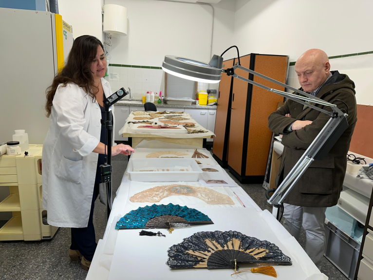 La Diputació de València trabaja en la restauración de más de 200 piezas rescatadas de museos afectados por la dana