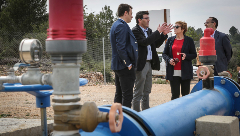 Miramar renueva la red de agua potable en la zona de la playa con ayuda de la Diputació 