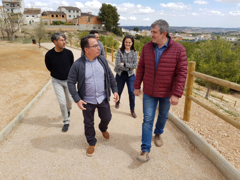 Macastre i Yátova rehabiliten un talús i un mirador amb el suport de la Diputació 