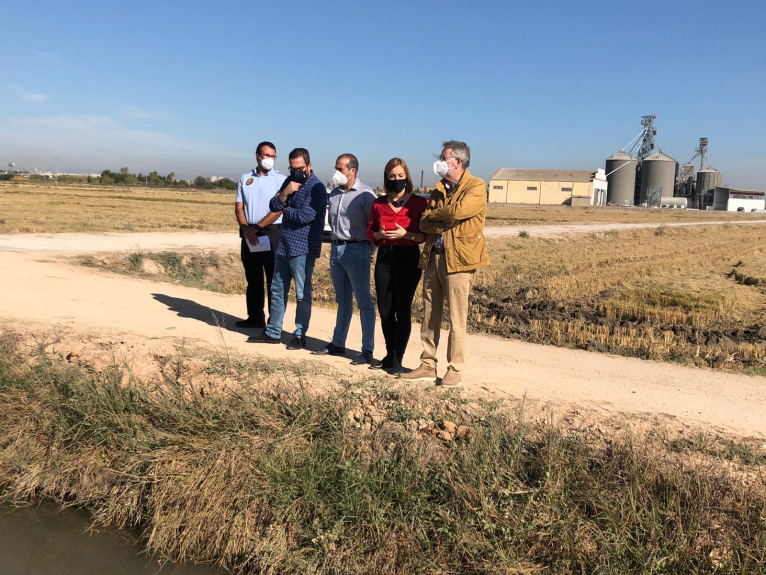 La diputada de Movilidad Sostenible, Dolors Gimeno, visita Albal para conocer sus proyectos medioambientales