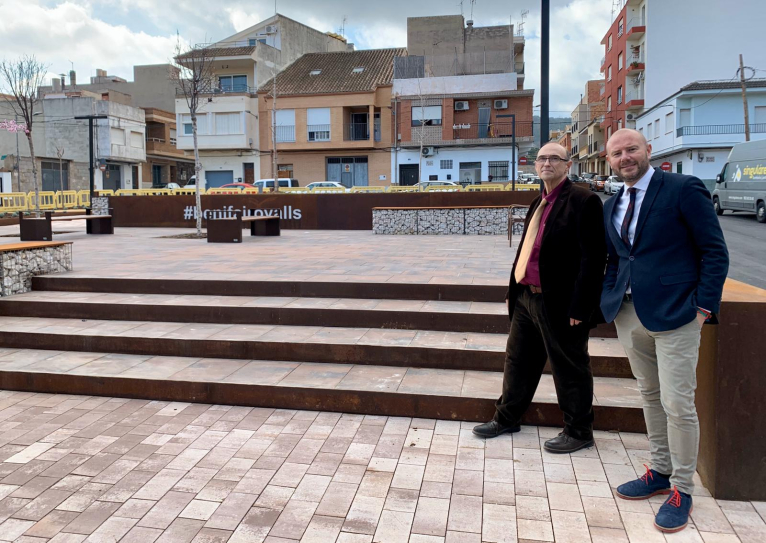 La Diputació ajuda a Buñol a reconstruir la zona afectada pel derrocament a l'entorn del castell