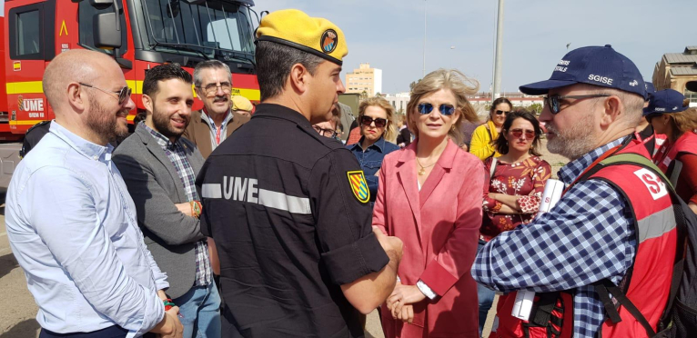 La Diputació exposa els seus mitjans de prevenció i extinció d'incendis en la jornada de portes obertes del 112 GVA