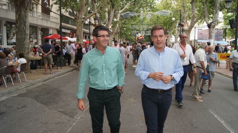 Jorge Rodríguez visita la Fira de Xàtiva