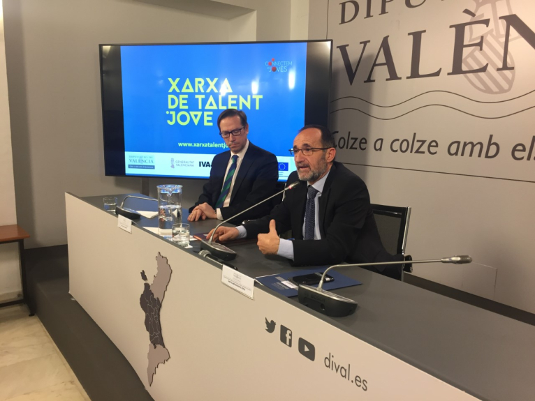 La Diputació firma con Heineken la adhesión de la primera entidad privada a la Xarxa Talent Jove 