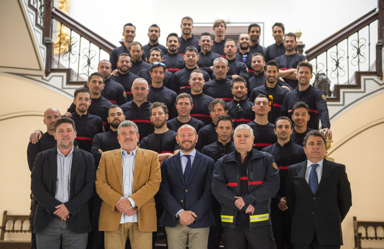 La Diputació da la bienvenida a los 35 nuevos bomberos del Consorcio