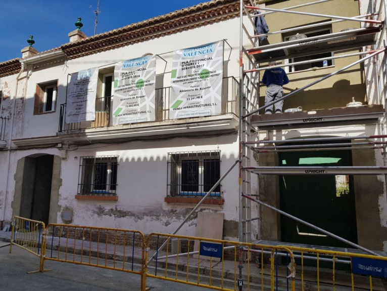 Alcàntera del Xúquer construye su nueva biblioteca con ayuda de la Diputació