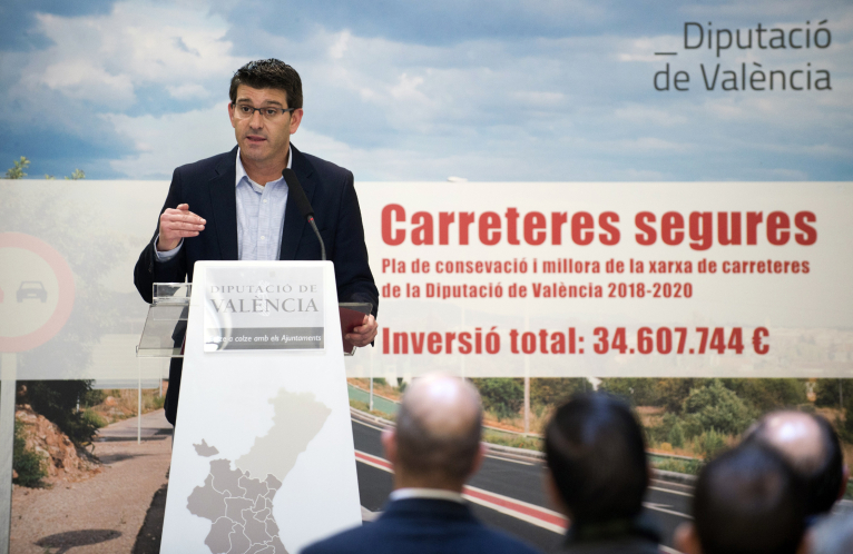 La Diputació subvenciona la conexión ciclopeatonal entre Alboraya y València en la estación de Palmaret