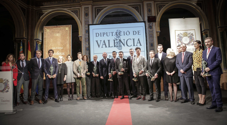 La Diputació entrega sus Premios Taurinos en una gala con Ponce y Ureña como protagonistas 