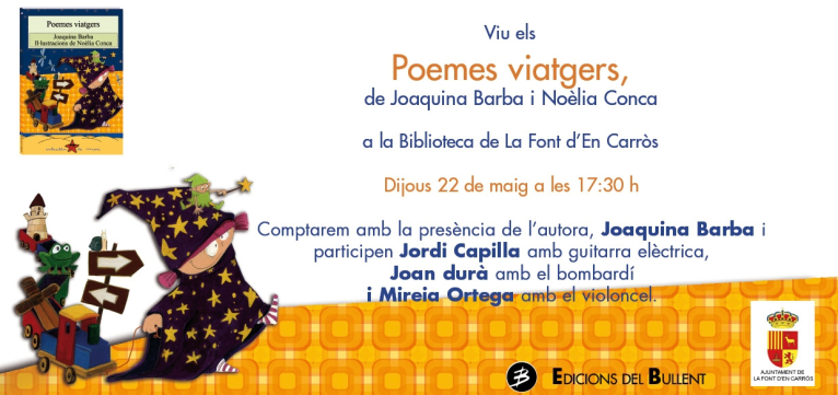 Los poemas viajeros llegan hoy a la Font d’en Carròs