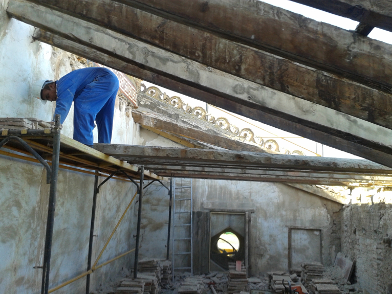 Meliana rehabilita la cubierta del Palauet Nolla del XVII
