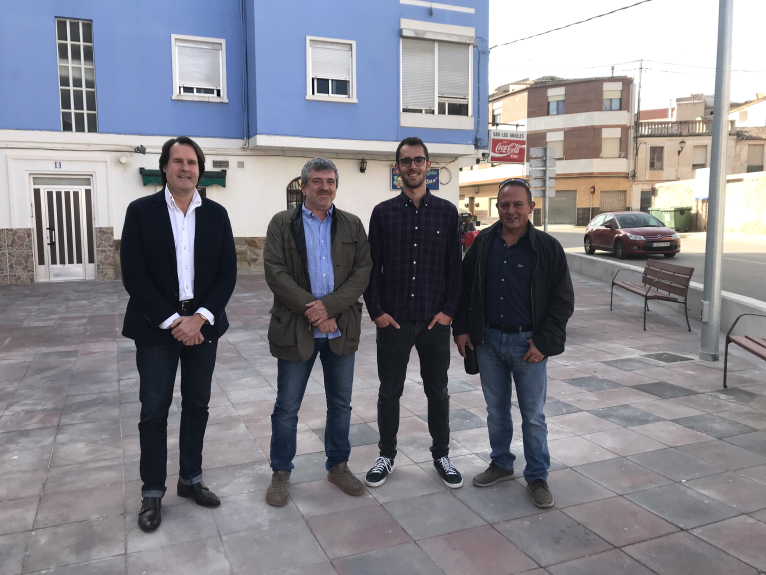 Villar del Arzobispo elimina el riesgo de hundimiento de la plaza Ingeniero Tamarit con la ayuda de la Diputació 