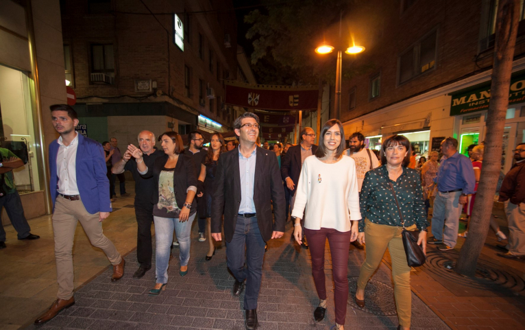 Jorge Rodríguez asiste al acto inaugural de la Fira i Festes 2015 de Gandia