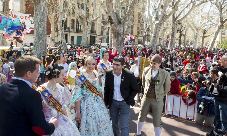 Jorge Rodríguez con las fallas de Xàtiva: "Los mejores eventos son nuestras fiestas y tradiciones"