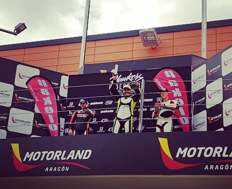 El pilot de València Esports Yuse Soriano aconsegueix podi en Motodes 