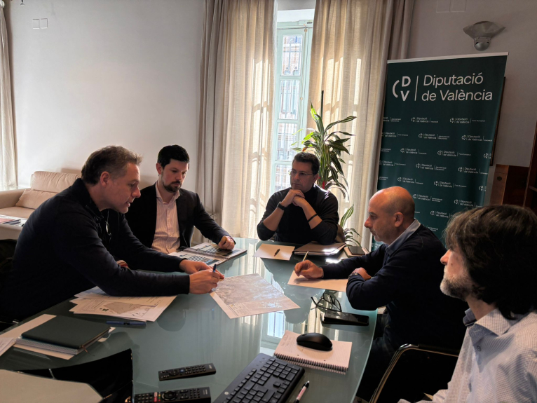 La Diputació ajuda a La Pobla de Vallbona perquè el seu projecte de reordenació urbana obtinga fons europeus