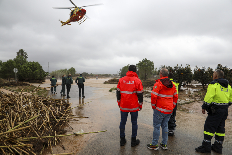 La Diputació de València despliega sus efectivos de emergencia para ayudar a los municipios en las incidencias por la DANA