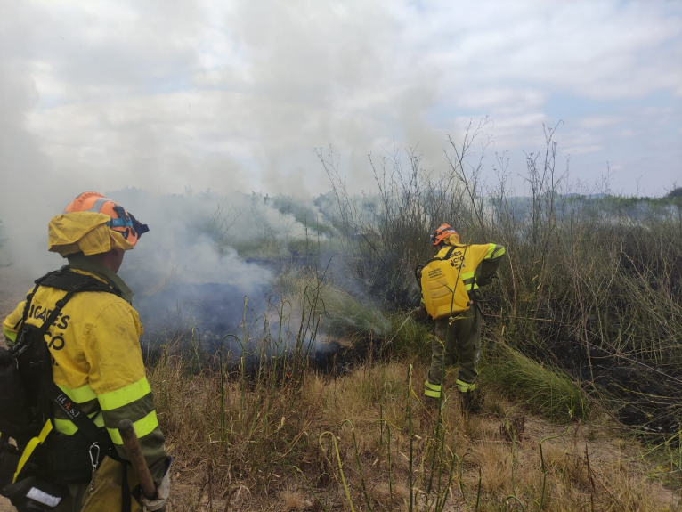 Les brigades forestals de la Diputació participen en 135 serveis d'emergència este estiu