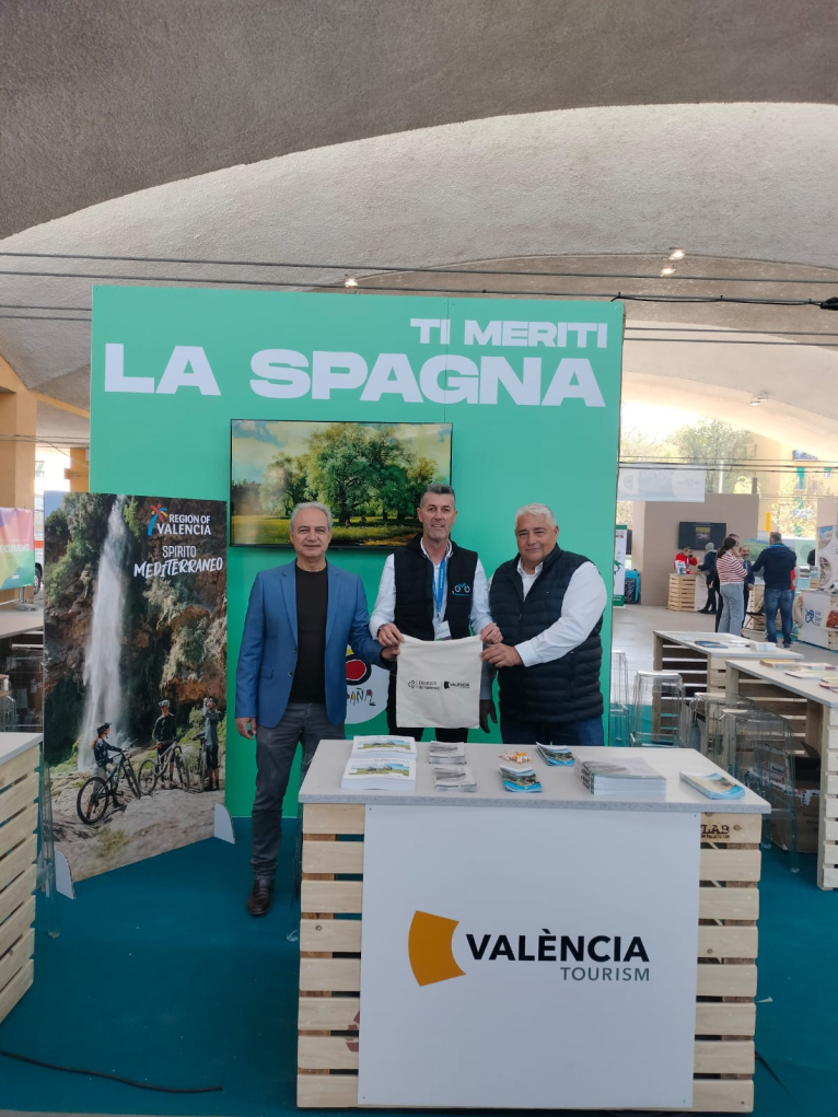 La Diputació de València promociona la província en la Fira de Cicloturisme de Bolonya