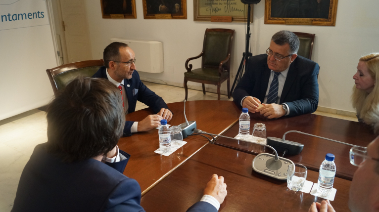 La Diputación colaborará con Georgia en el intercambio de estudiantes en su programa de Retención del Talento