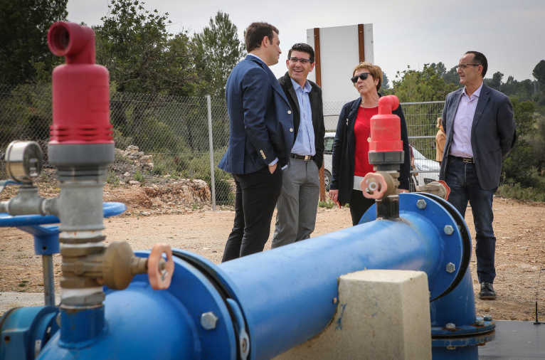 La Diputación invierte más de 250.000 euros en Alborache para garantizar el abastecimiento de agua a los vecinos