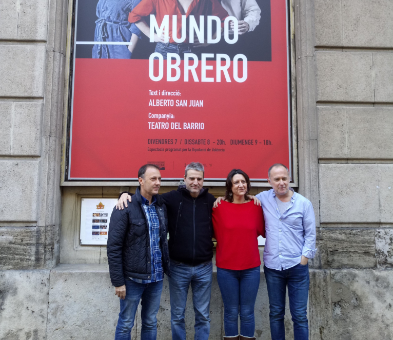 La Diputació presenta ‘Mundo Obrero’ en el Teatro Principal con Alberto San Juan y Luis Bermejo  