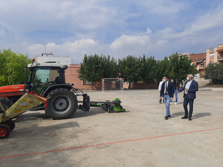 El vicepresident Bielsa visita obres finançades per la Diputació en municipis de La Vall d'Albaida