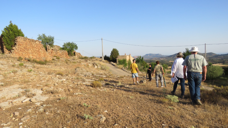 L’ETNO analitza el sistema de reg del llogaret de La Torre, a Alpuente 
