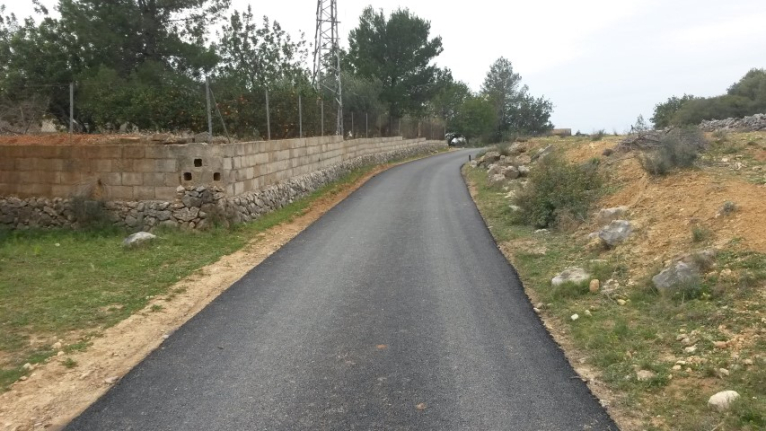La Diputació condiciona 18 carrers i camins de la Canal de Navarrés