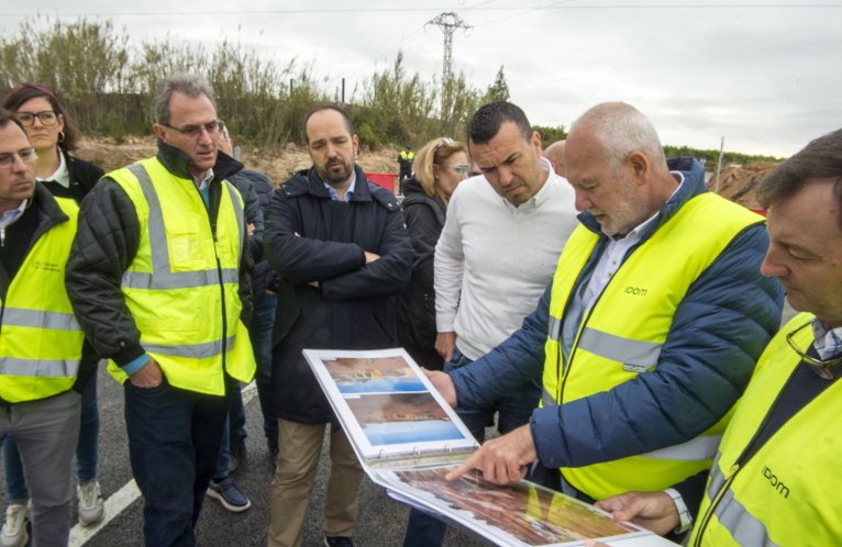 La Diputació de València abre al tráfico el puente sobre el barranco dels Cavalls de Aldaia