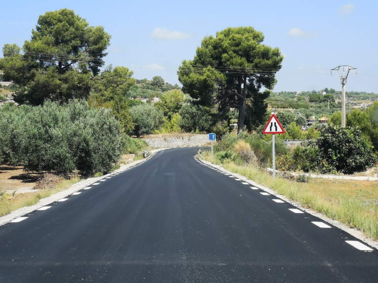 Finalizadas las obras de Refuerzo de firme en el acceso a Casas de Benali, en la CV-5840