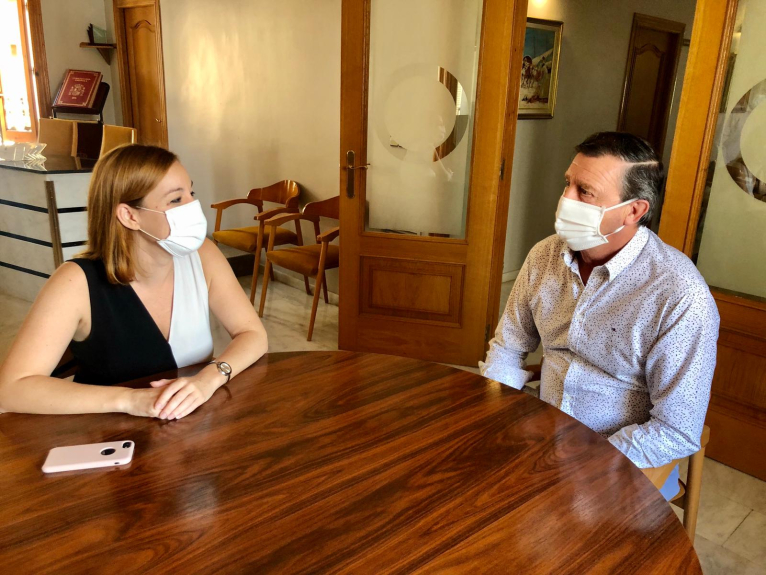 La diputada de Mobilitat Sostenible, Dolors Gimeno, visita Beniparrell