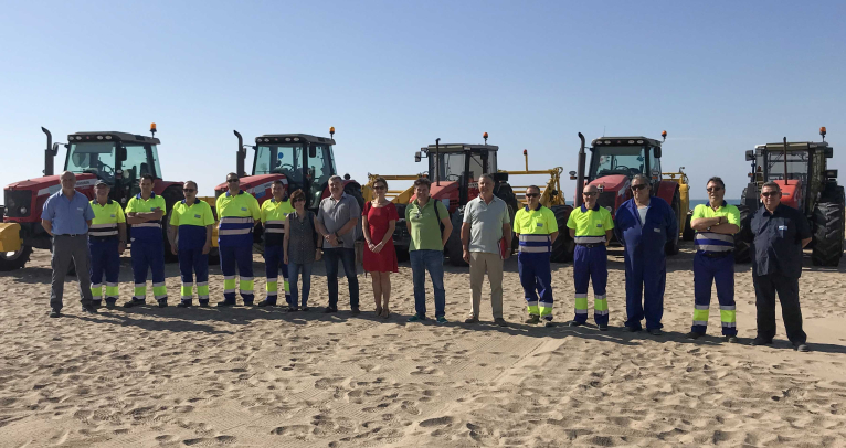 La Diputació inicia la campanya de neteja de platges que recorrerà 15 municipis durant tot l’estiu  