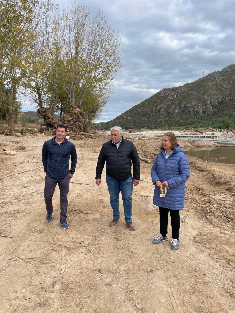 La Diputació de València evalúa los daños de la DANA en infraestructuras turísticas de Pedralba, Bugarra y Gestalgar