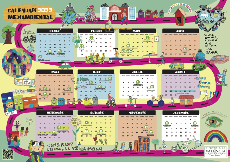 Vora 2.000 xiquetes i xiquets participen en el Calendari Ambiental de la Diputació