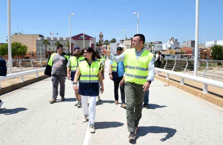 La Diputació preveu obrir al setembre el pont de Carlet arrasat per la dana 