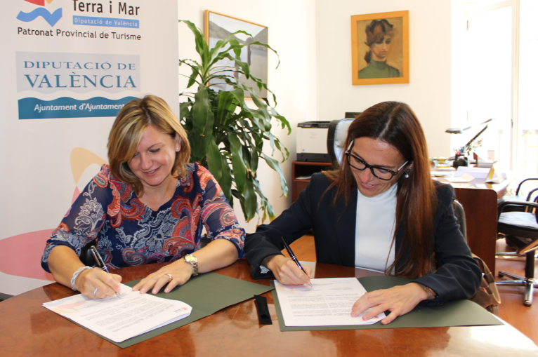 La Diputación participa en la señalización del espacio de arte medioambiental “Biodivers” de Carrícola
